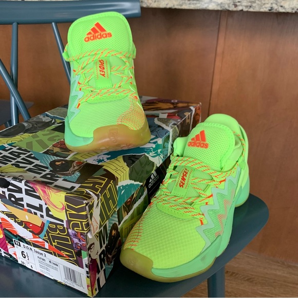 Adidas D.O.N. Issue 2 Glow Mint - Picture 1 of 9